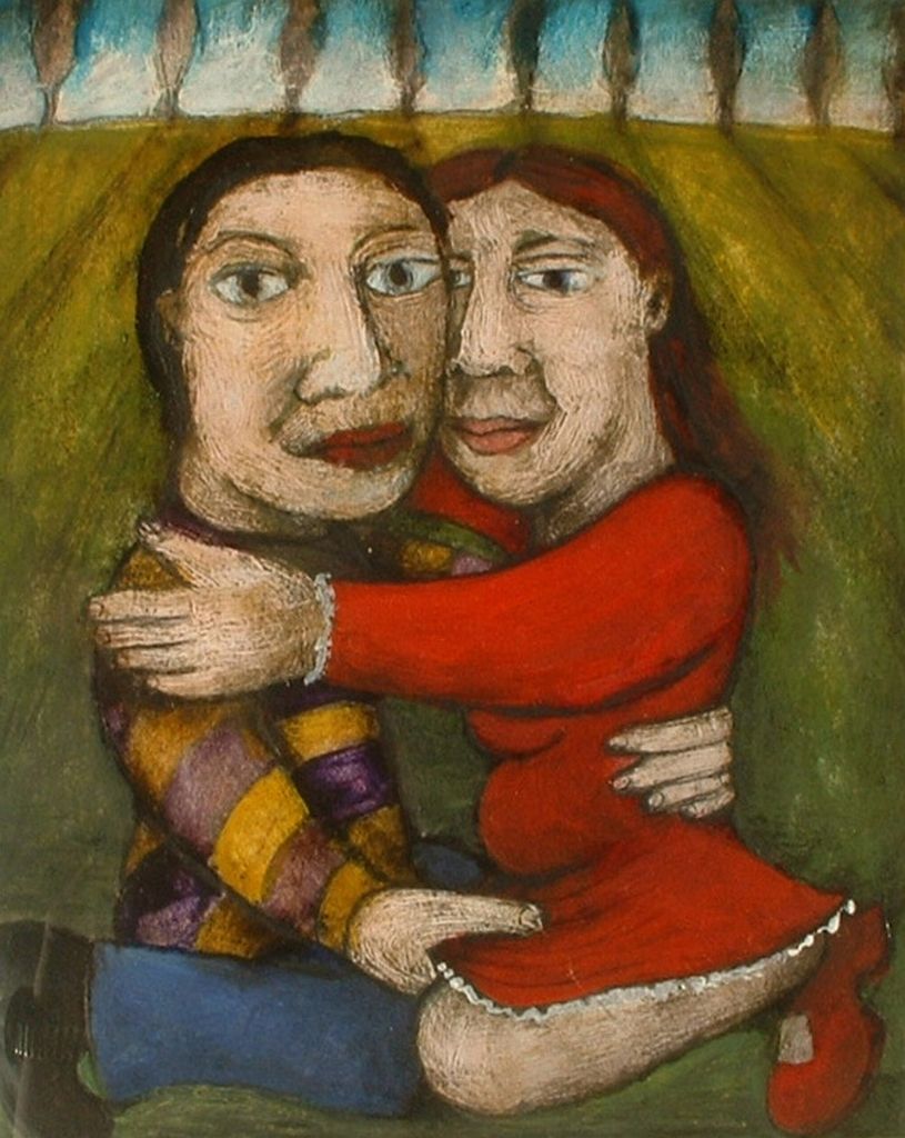 The Lovers (In a Field) by Lyn Hodnett